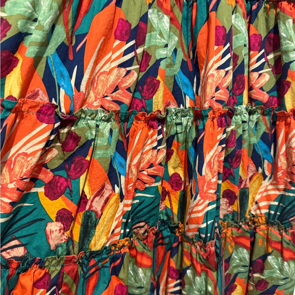 Evereve O.P.T. Calypso Tiered Maxi Dress Tropical - Picture 5 of 5